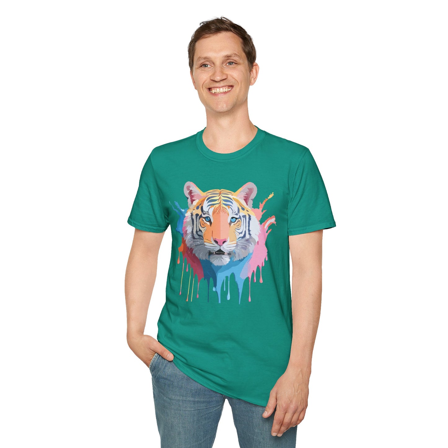 Tiger Shirt, Shirt with Tiger, Animal Tee, Shirt with Animals