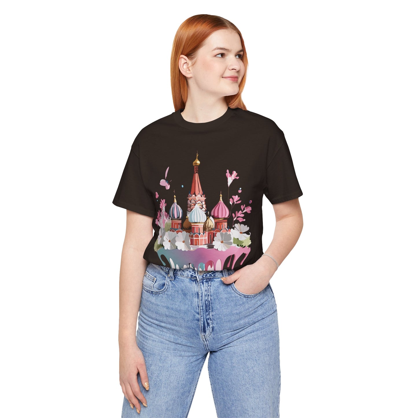 Natural Cotton Tee Shirt - Beautiful Places Collection - Moscow