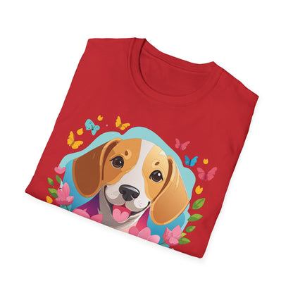 Dog Shirt Unisex Animal Tee Softstyle Cotton Comfort Everyday Wear