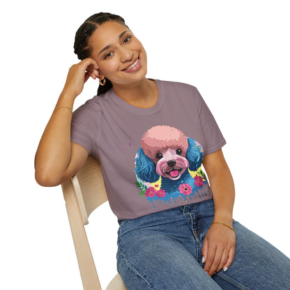 Dog Shirt Unisex Animal Tee Gildan Softstyle 64000 100 Percent Cotton
