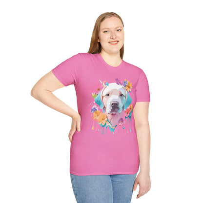 Dog Shirt Unisex Animal Tee Softstyle Gildan 64000 Short Sleeve Tee