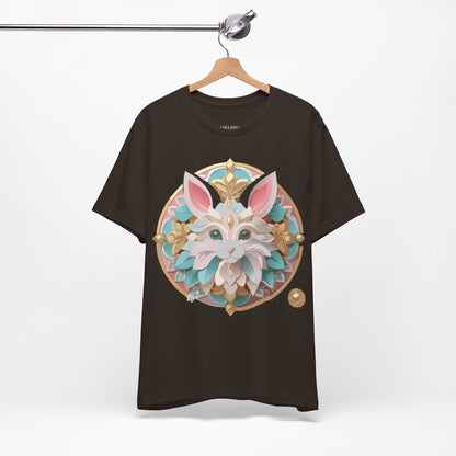Natural Cotton Tee Shirt - Medallion Collection Printify