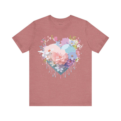 Natural Cotton Tee Shirt - Love story Collection Printify