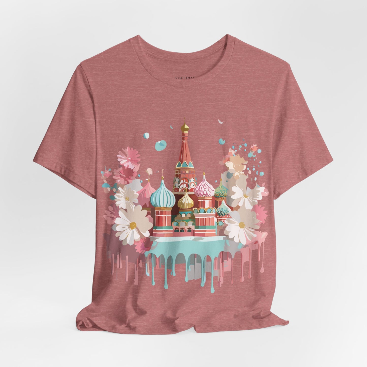 Natural Cotton Tee Shirt - Beautiful Places Collection - Moscow