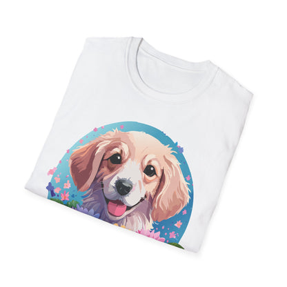 Unisex Dog Shirt Animal Tee Gildan Softstyle 64000 100 Percent Cotton