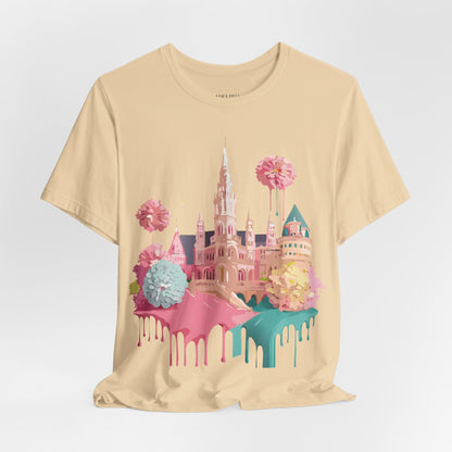 Natural Cotton Tee Shirt - Beautiful Places Collection - Vienna Printify