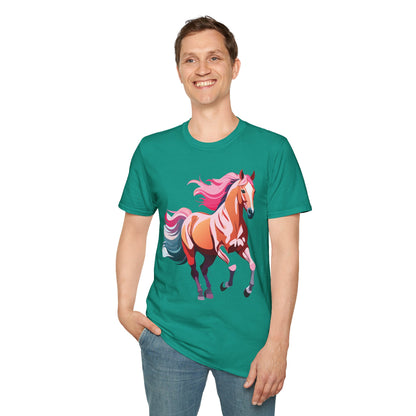 Horse Shirt Gildan Softstyle Tee Unisex 100 Percent Ring Spun Cotton