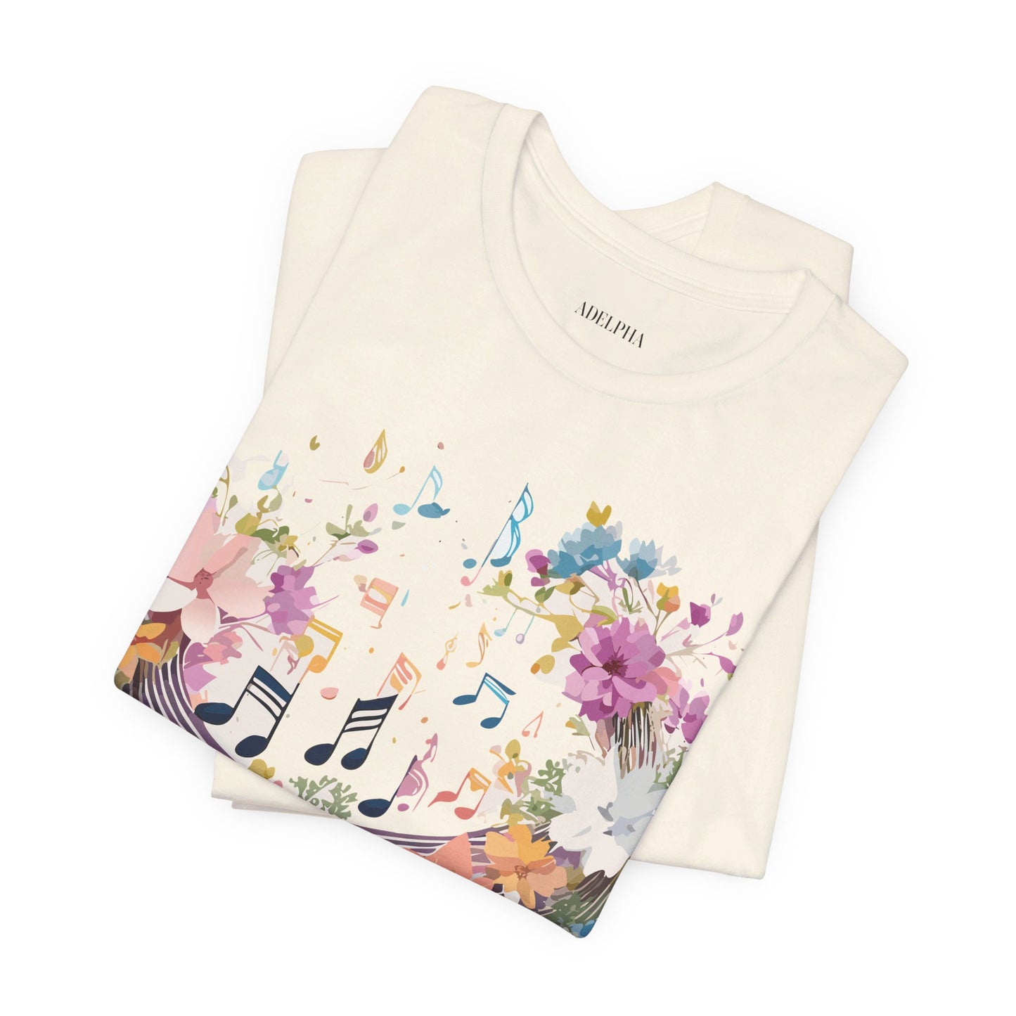 Natural Cotton Tee Shirt - Music collection