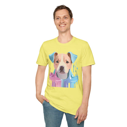 Dog Shirt Unisex Animal Tee Softstyle Gildan 64000 Cotton Tee