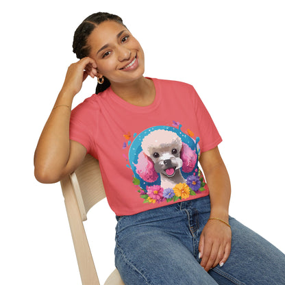 Dog Shirt With Animals Unisex Softstyle Tee 100 Percent Cotton Gildan 64000
