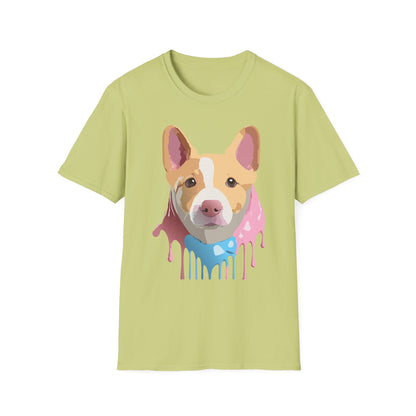 Dog Shirt Unisex Animal Print Tee Cotton T Shirt For Pet Lovers