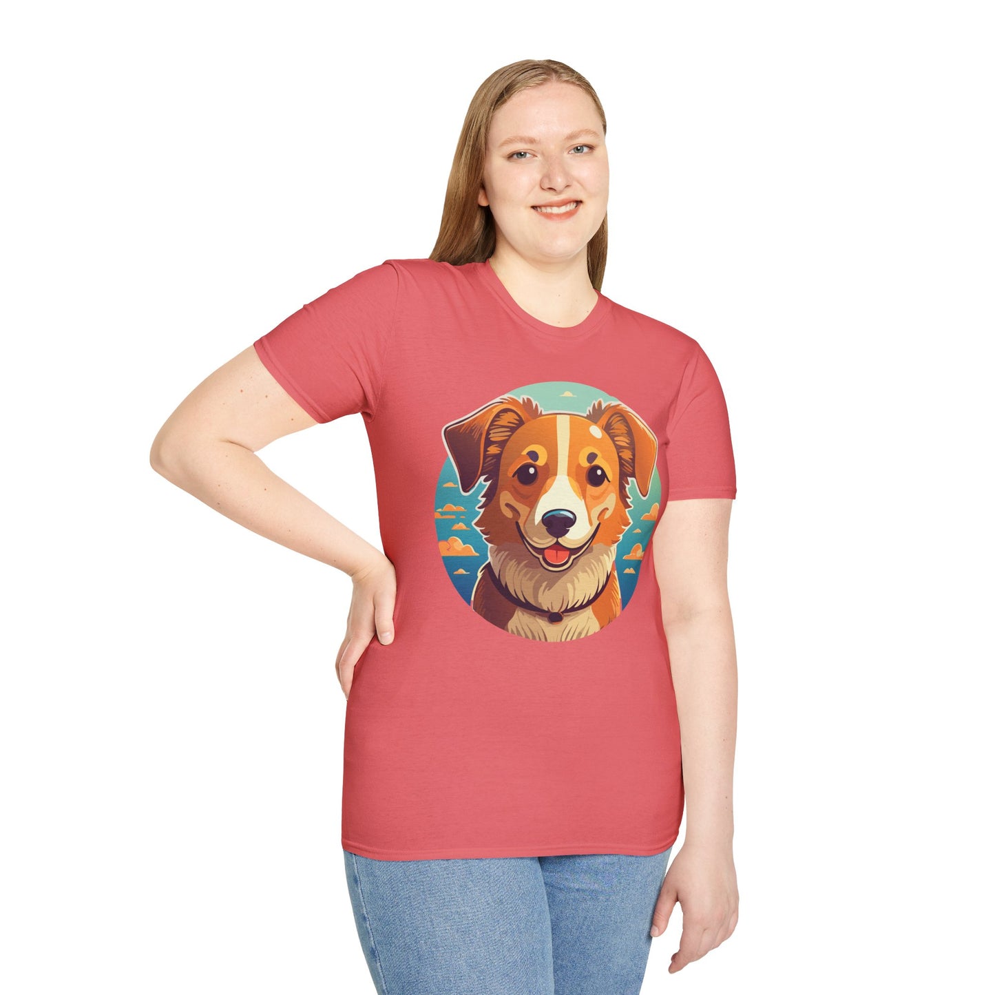 Dog Shirt, Shirt with Dog, Animal Tee, Shirt with Animals