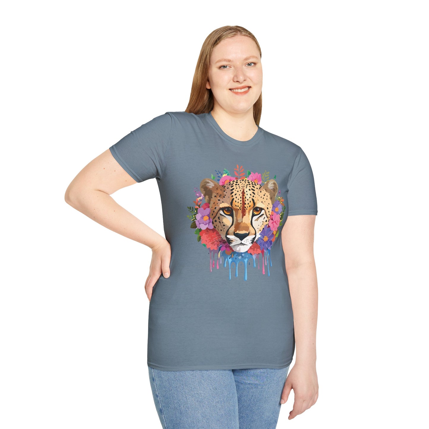 Cheetah Shirt, Shirt with Cheetah, Cheetah Tee, Shirt with Animals