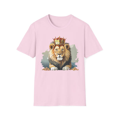 Lion Shirt Unisex Animal Tee Gildan Softstyle 64000 Comfort Fit