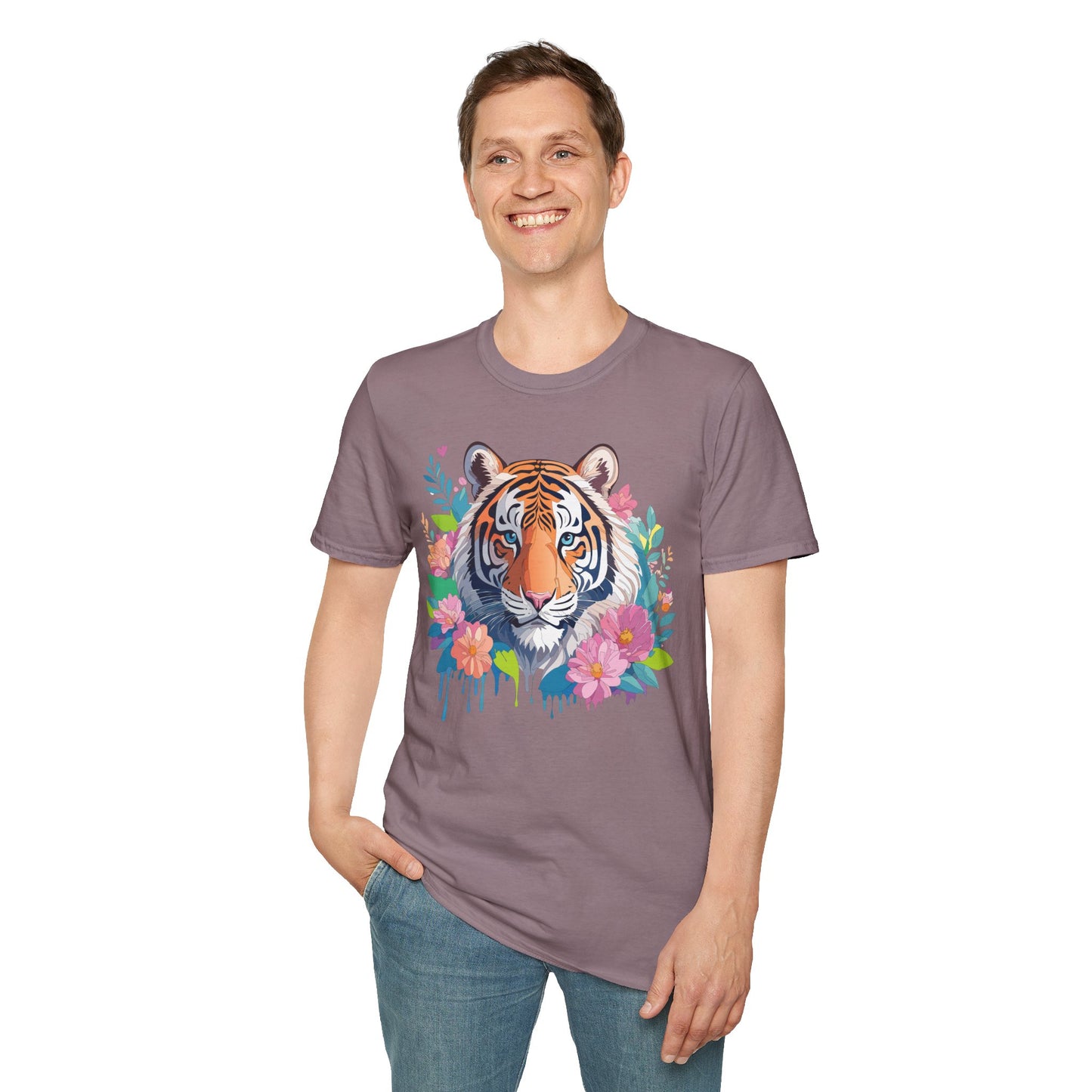 Tiger Shirt, Shirt with Tiger, Animal Tee, Shirt with Animals