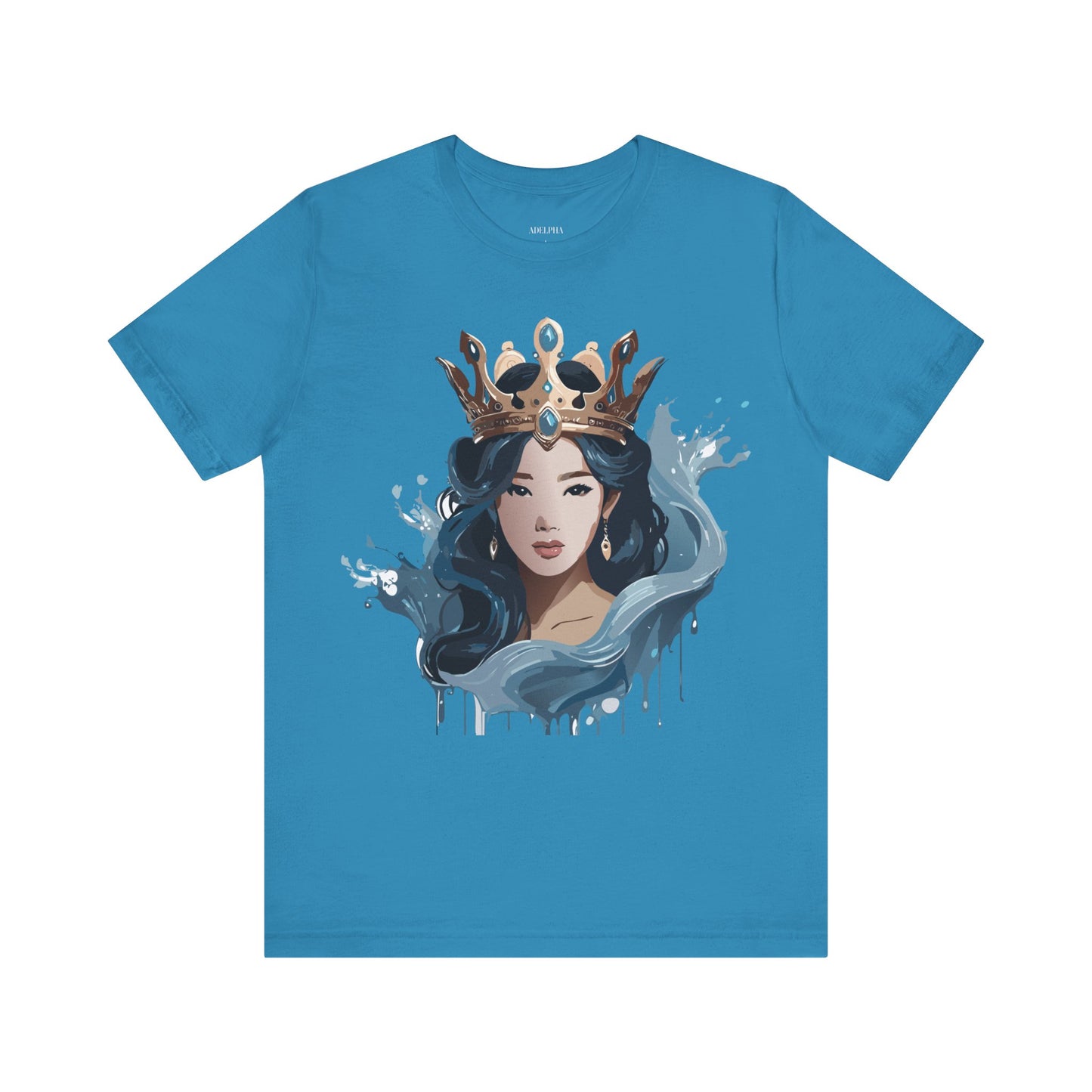 T-Shirt aus natürlicher Baumwolle – Queen Collection