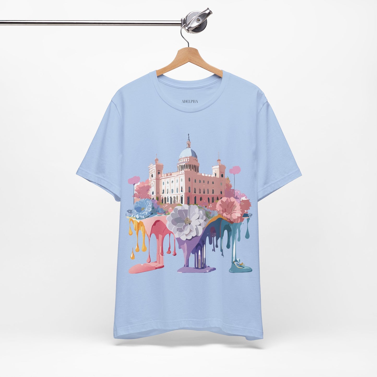 Natural Cotton Tee Shirt - Beautiful Places Collection - Madrid