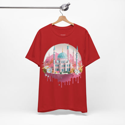 Natural Cotton Tee Shirt - Istanbul, Turkey Printify