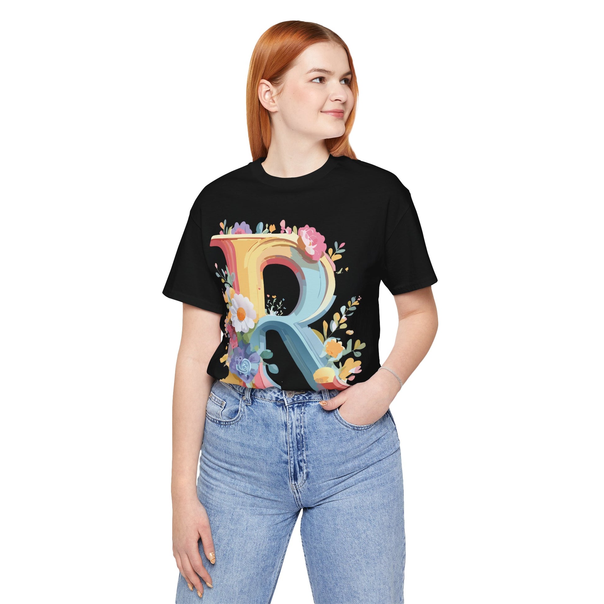 Letter Shirt, Letter R Shirt - ADELPHA