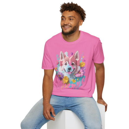 Dog Shirt Unisex Tee Softstyle Cotton Comfort for Animal Lovers