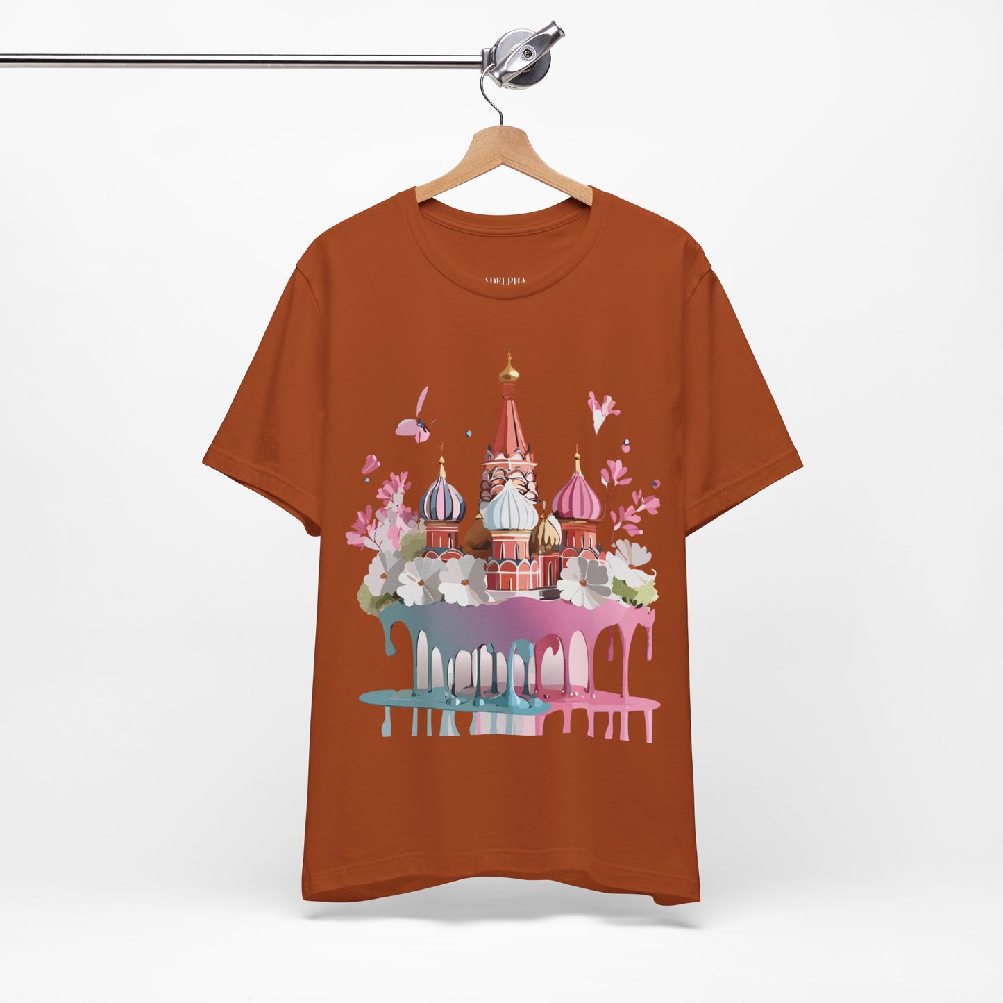 Natural Cotton Tee Shirt - Beautiful Places Collection - Moscow