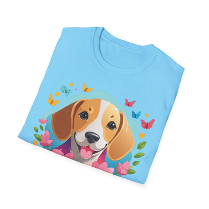 Dog Shirt Unisex Animal Tee Softstyle Cotton Comfort Everyday Wear