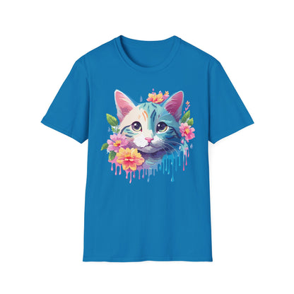 Cat Shirt Unisex Cat Lover Tee Premium Gildan Softstyle 64000 Lightweight