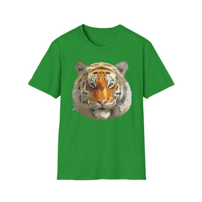 Unisex Tiger Shirt Animal Print Tee Gildan Softstyle Cotton Quality