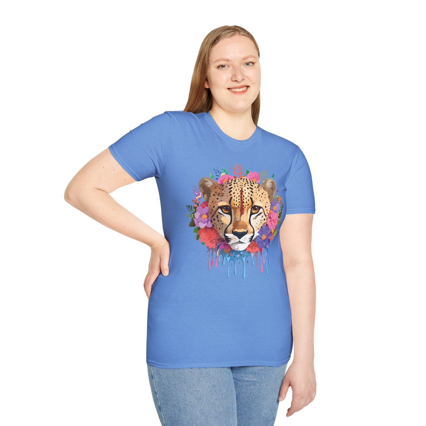 Cheetah Shirt, Shirt with Cheetah, Cheetah Tee, Shirt with Animals