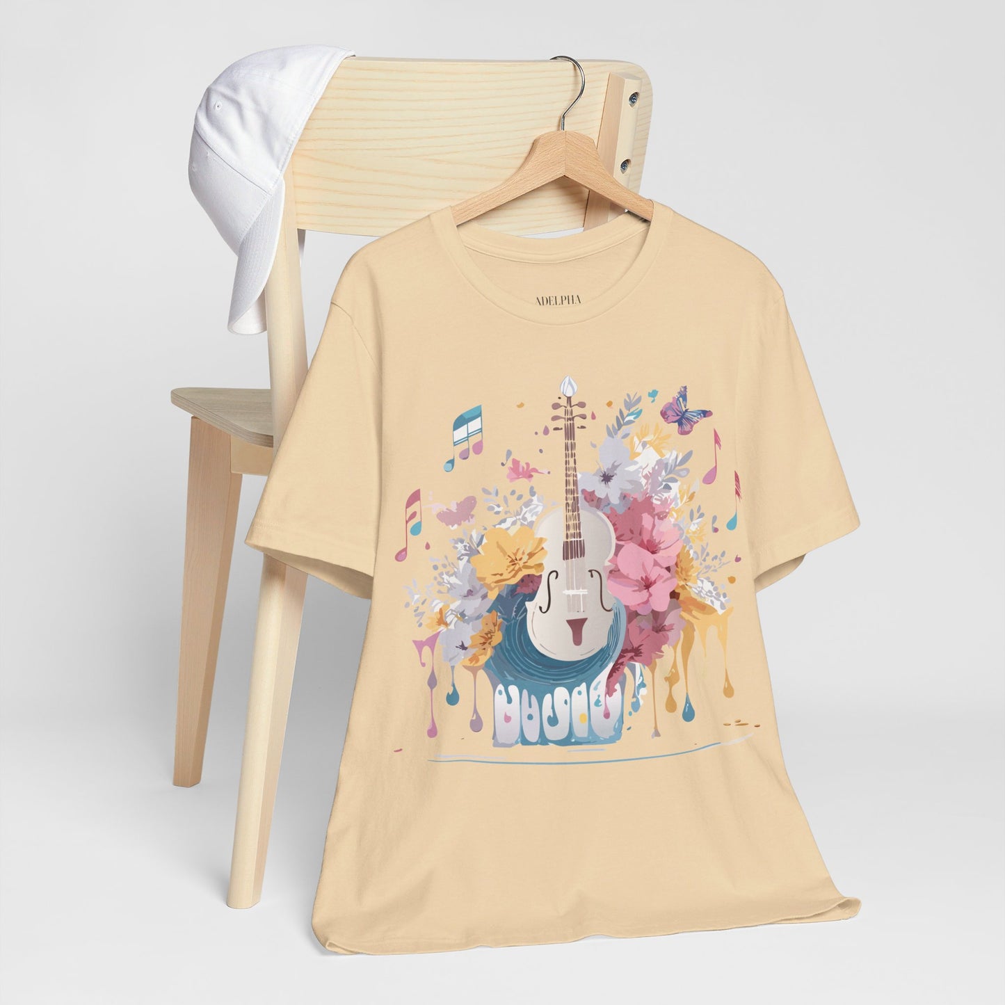 Natural Cotton Tee Shirt - Music collection