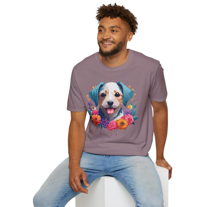 Dog Shirt Unisex Animal Tee Softstyle 64000 Gildan RingSpun Cotton