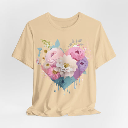 Natural Cotton Tee Shirt - Love story Collection Printify