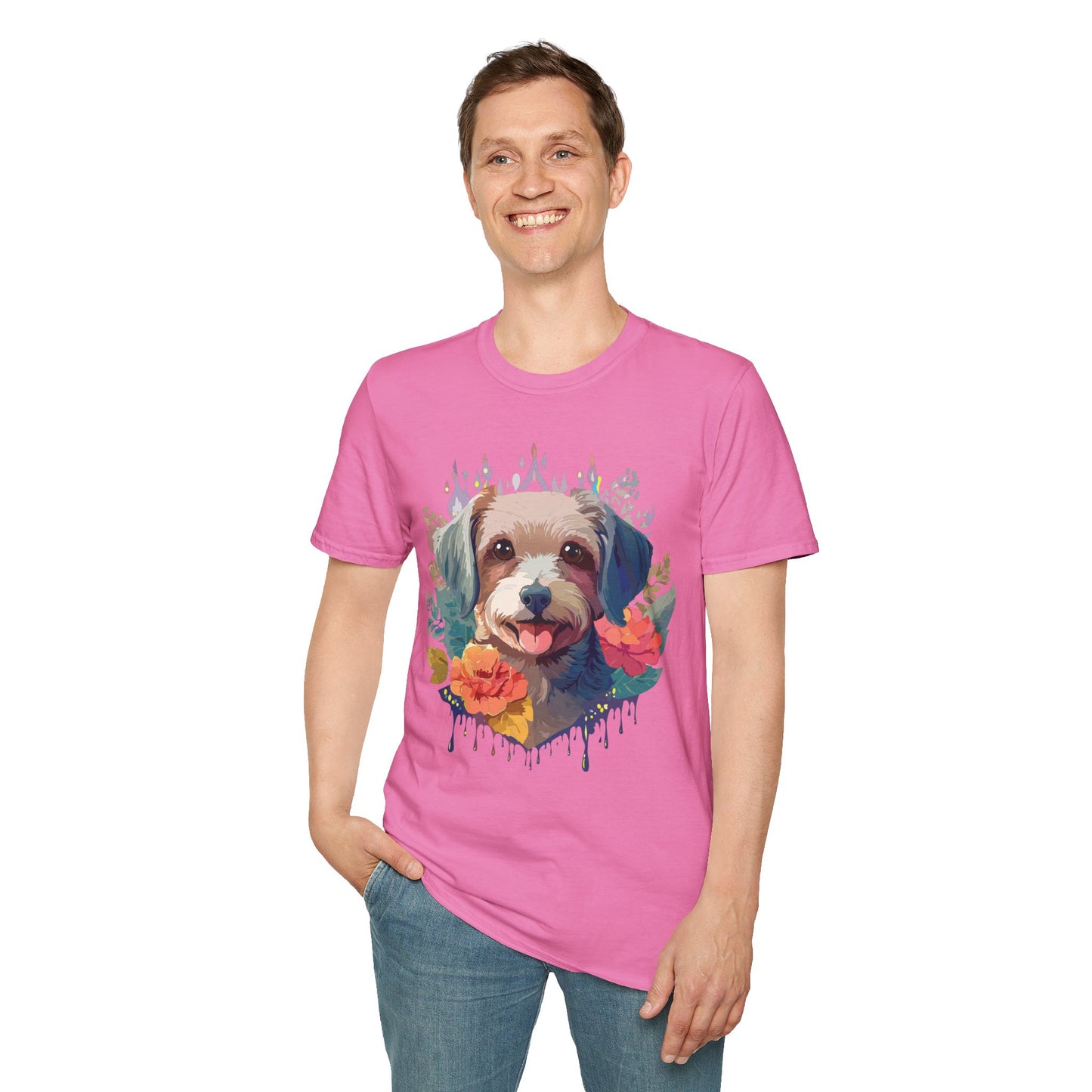 Dog Shirt, Shirt with Dog, Animal Tee, Shirt with Animals