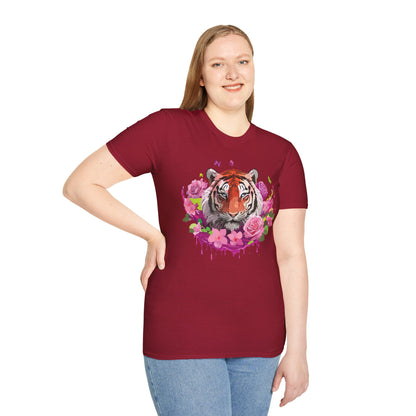 Tiger Shirt Unisex Tee Gildan Softstyle 64000 Ring Spun Cotton