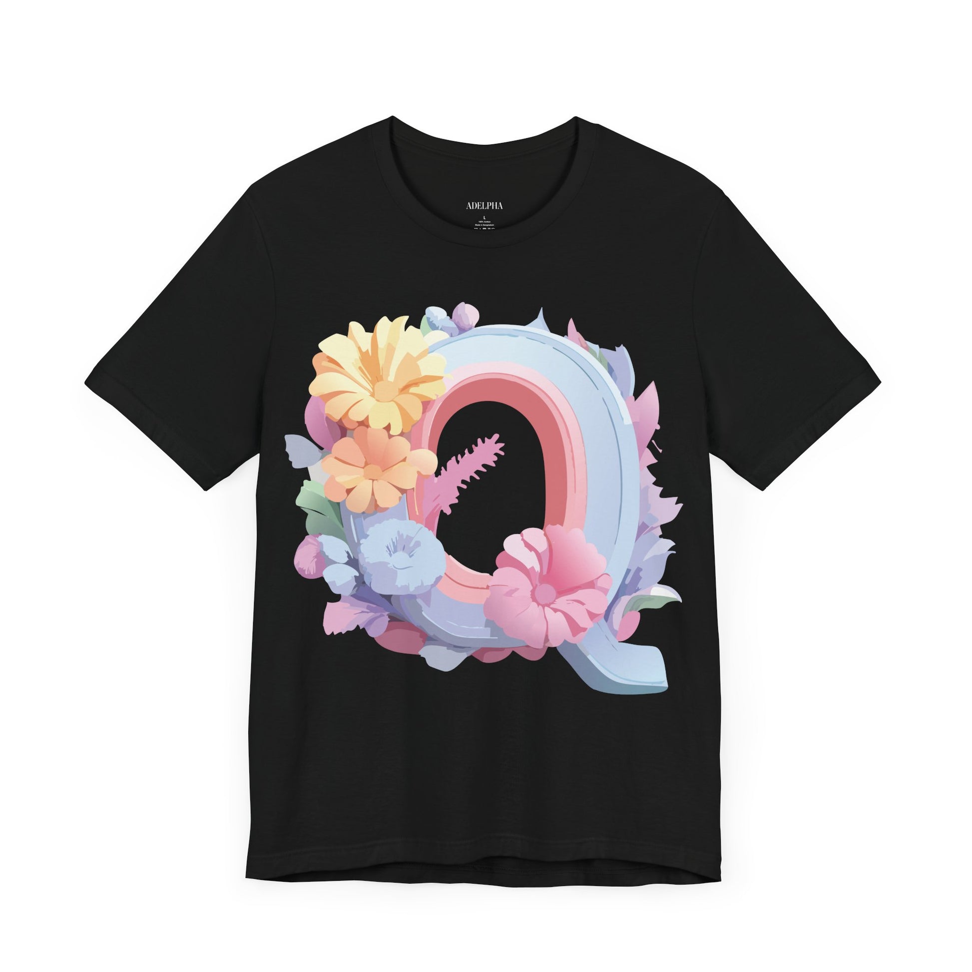 Letter Shirt, Letter Q Shirt - ADELPHA