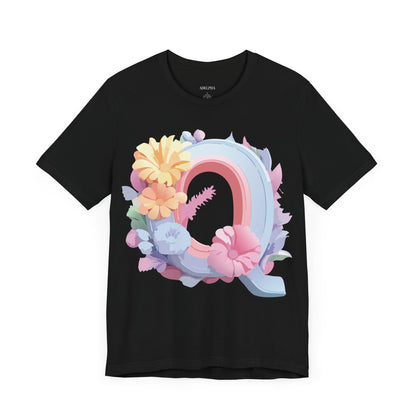 Letter Shirt, Letter Q Shirt - ADELPHA