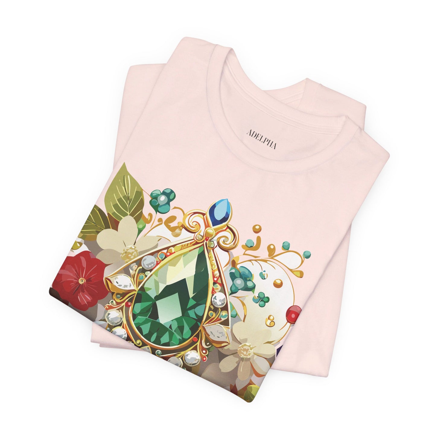 T-Shirt aus natürlicher Baumwolle – Queen Collection