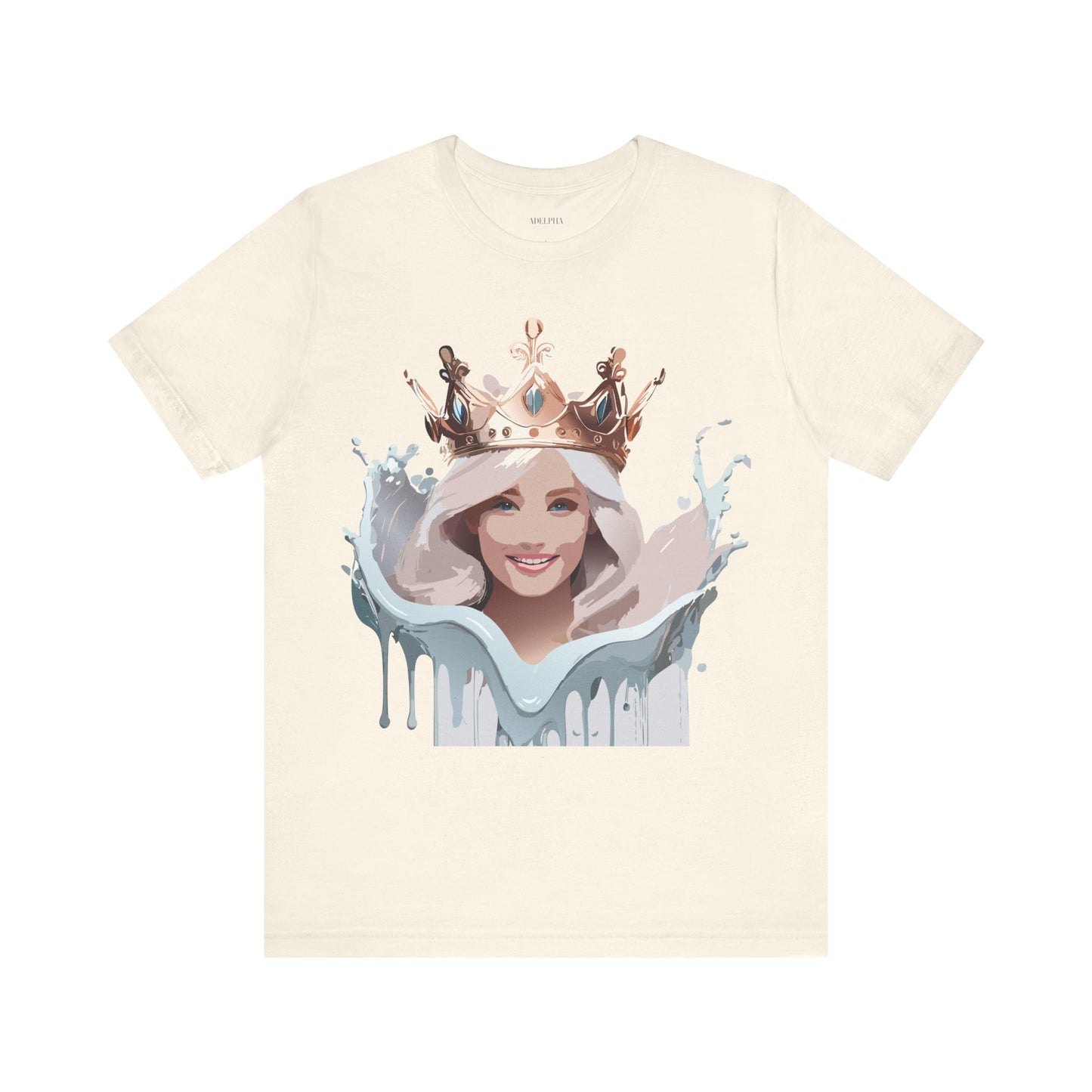 T-shirt en coton naturel - Collection Queen