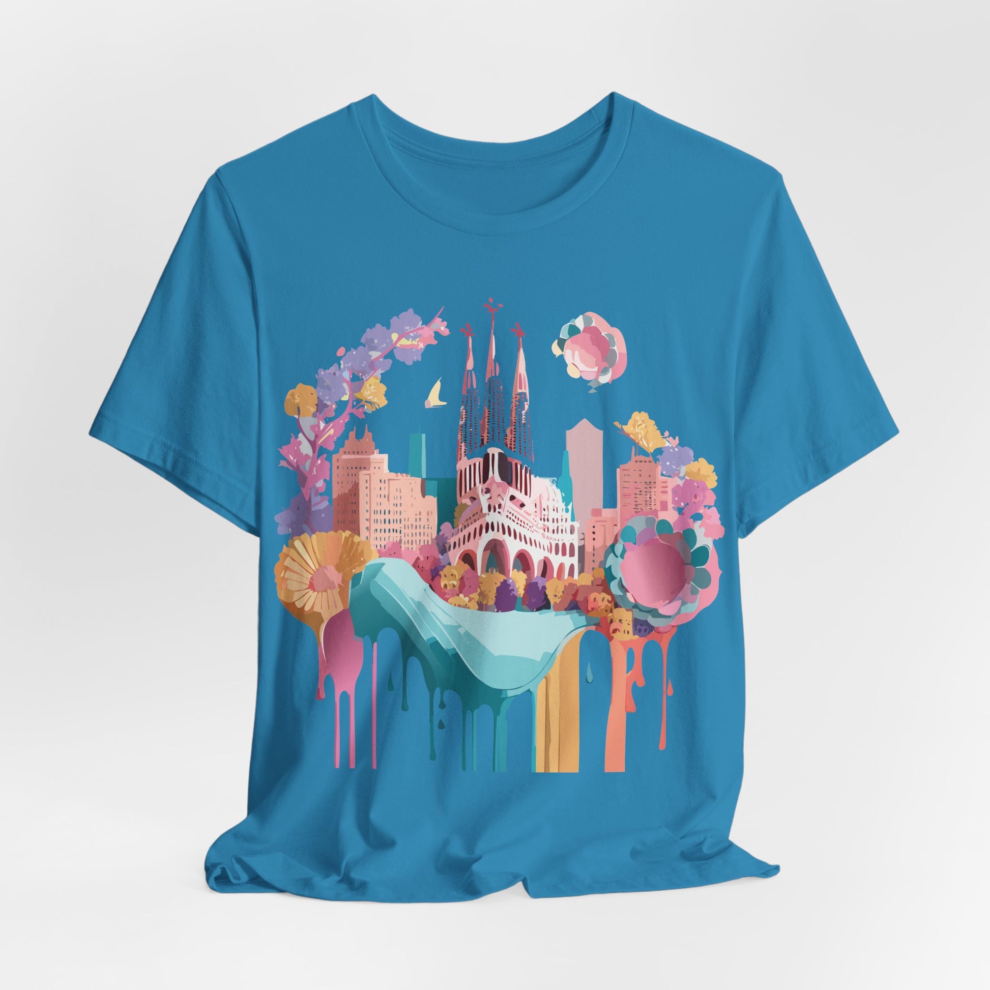 Tourist Shirt, Shirt with Barcelona - ADELPHA