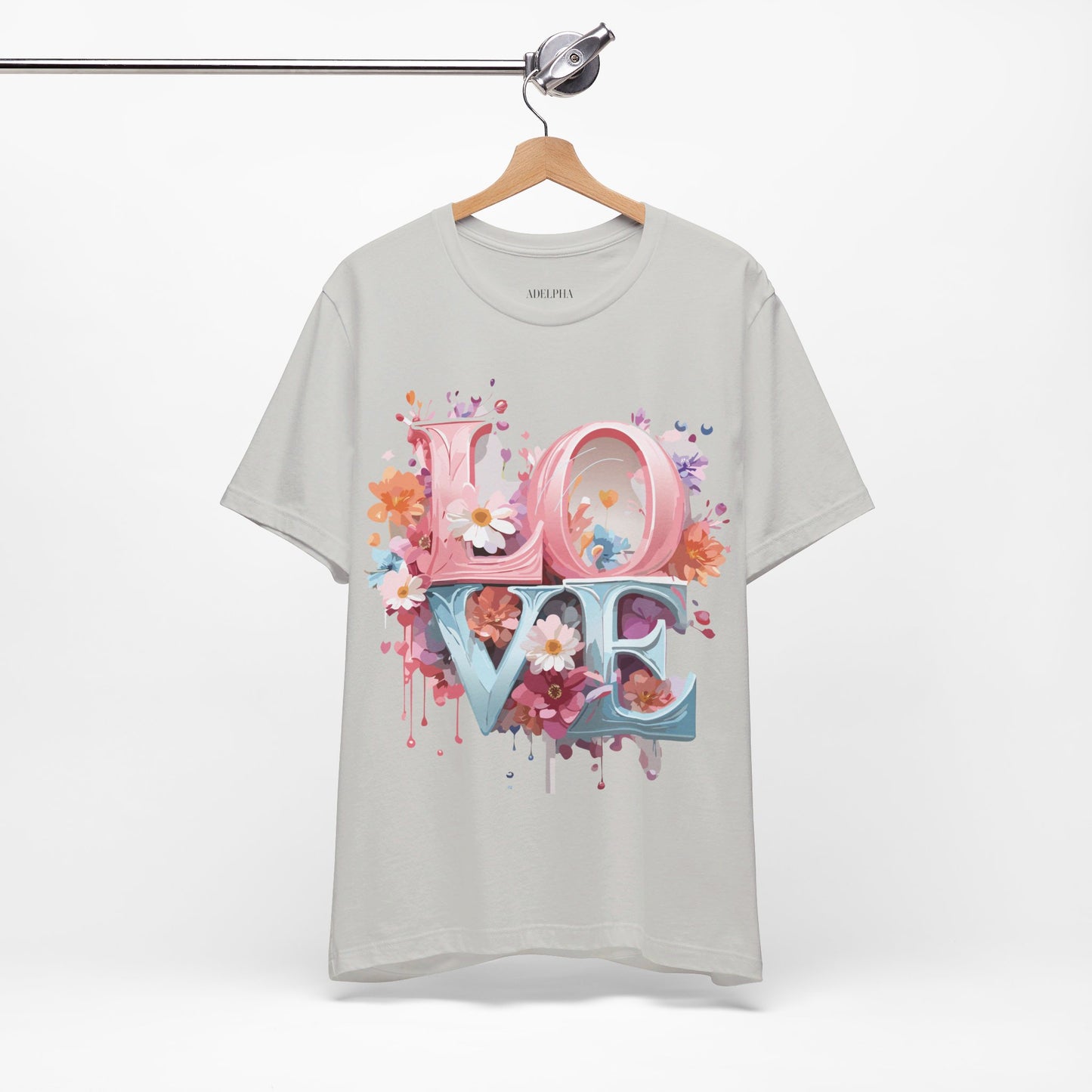 T-Shirt aus natürlicher Baumwolle – Love Story-Kollektion