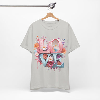 Natural Cotton Tee Shirt - Love story Collection Printify