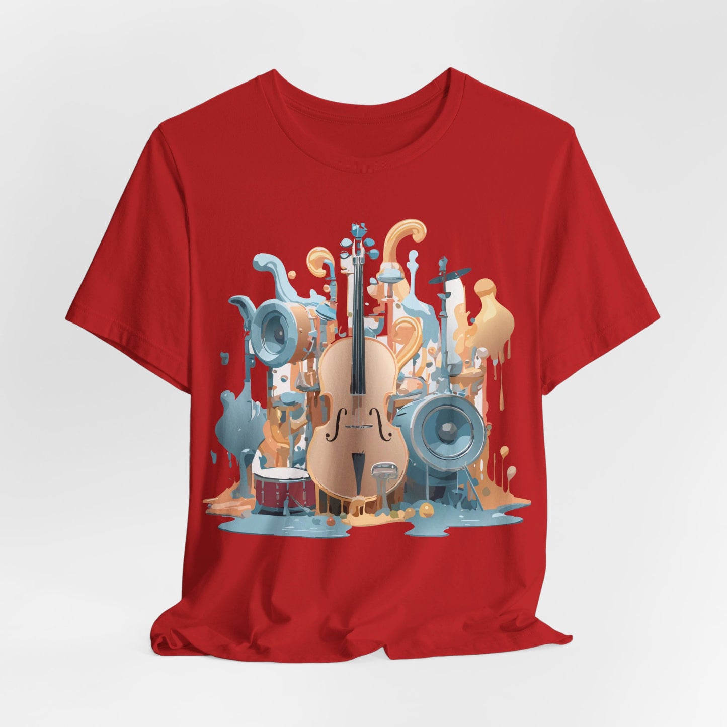 T-Shirt aus natürlicher Baumwolle – Musikkollektion