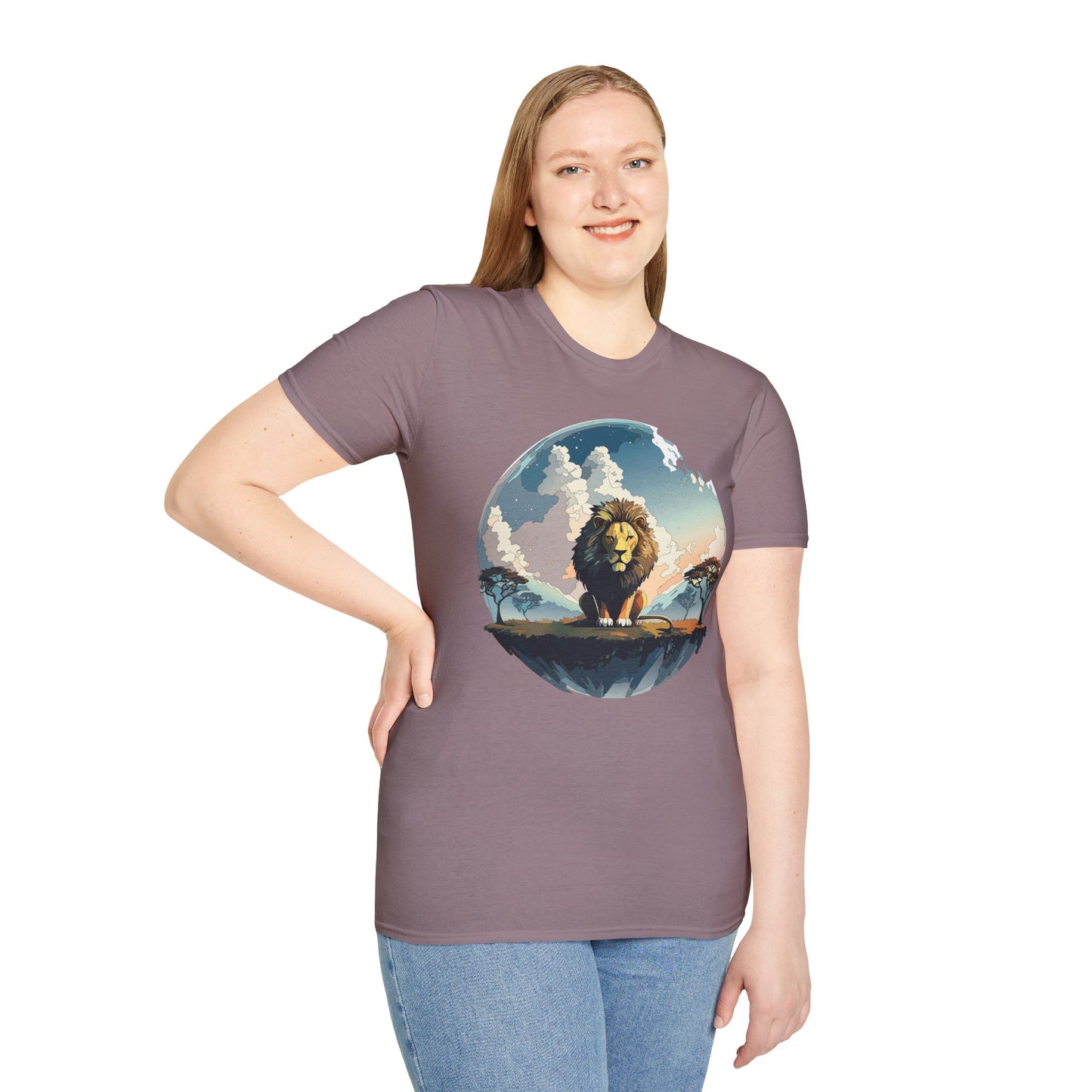 Lion Shirt, Shirt with Lion, Animal Tee, Shirt with Animals