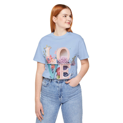 Natural Cotton Tee Shirt - Love story Collection Printify