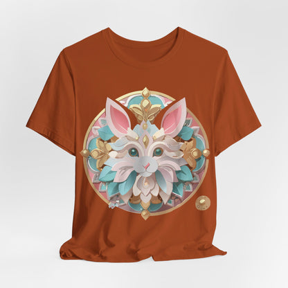 Natural Cotton Tee Shirt - Medallion Collection Printify