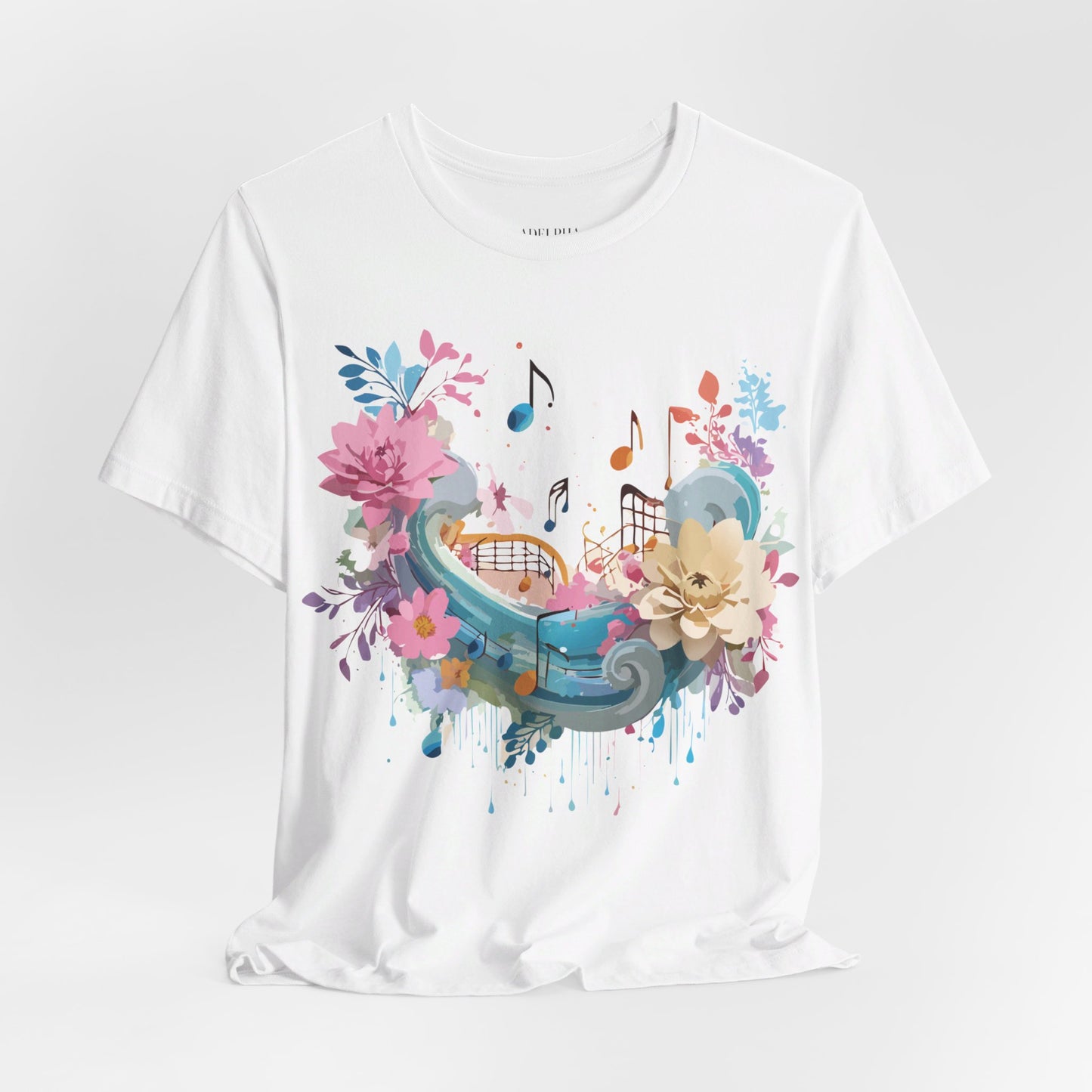 Natural Cotton Tee Shirt - Music collection