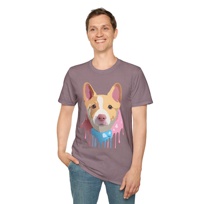 Dog Shirt Unisex Animal Print Tee Cotton T Shirt For Pet Lovers