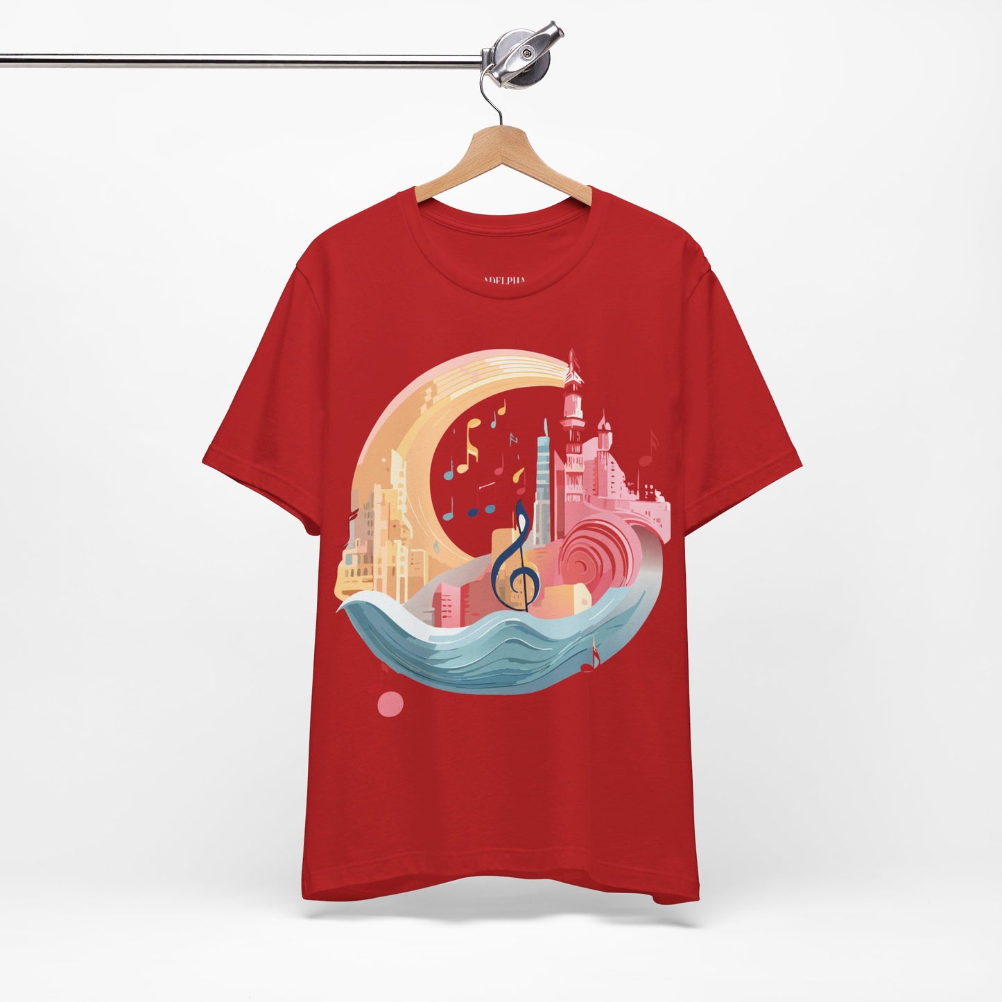 Natural Cotton Tee Shirt - Music Collection