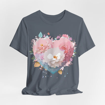 Natural Cotton Tee Shirt - Love Story Collection Printify