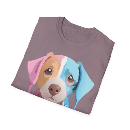 Unisex Dog Shirt Animal Tee Gildan Softstyle 64000 Cotton Tee